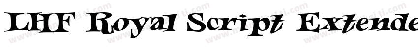 LHF Royal Script Extended Regular字体转换